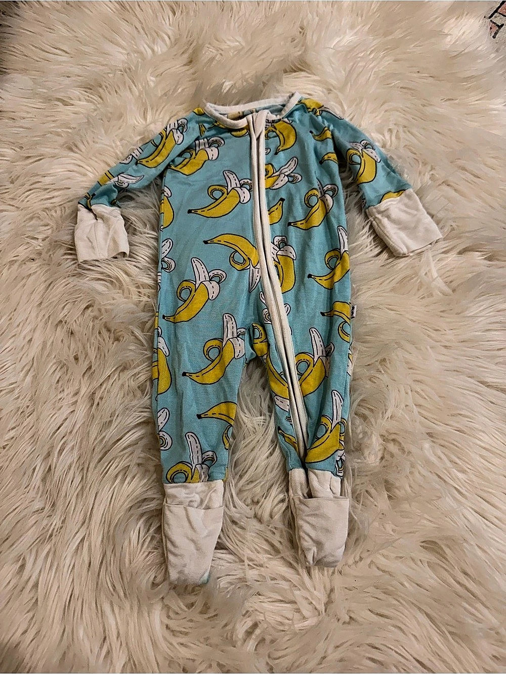 Little Sleepies Banana Zipper Footies Newborn